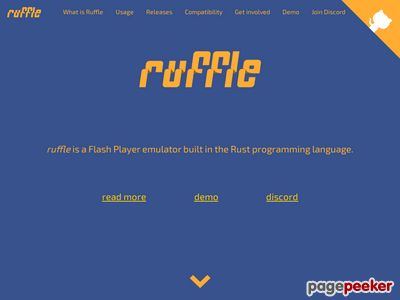 Ruffle 官网,Chrome安装Ruffle支持Flash