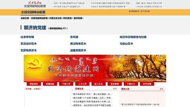 额济纳旗党建网